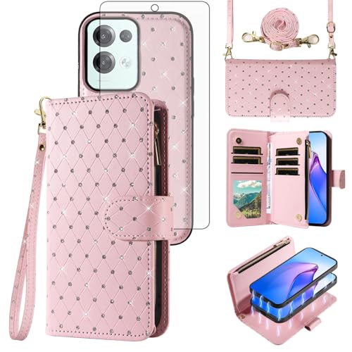 Coque Reno 8 Pro 5G Asuwish rose évite les rayures de l'écran
