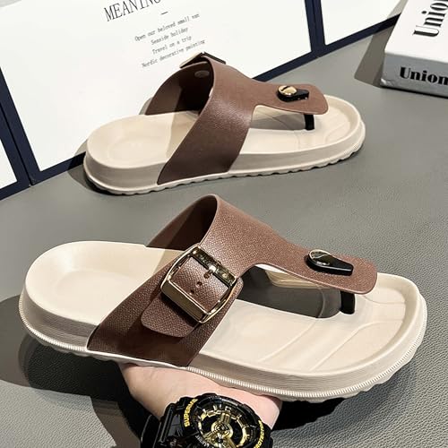 Summer shower shoes, comfortable and casual flip flops, lightweight beach sandals3