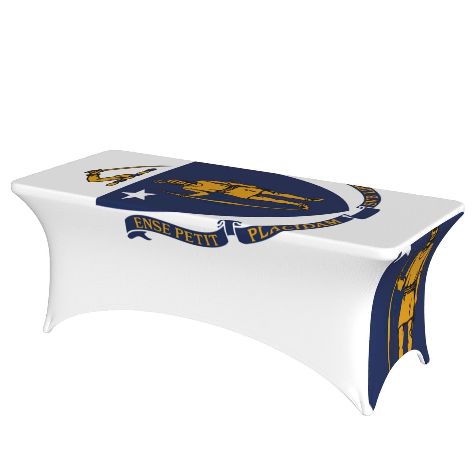 Nappe de table extensible Massachusetts 1,8m en élasthanne lavable