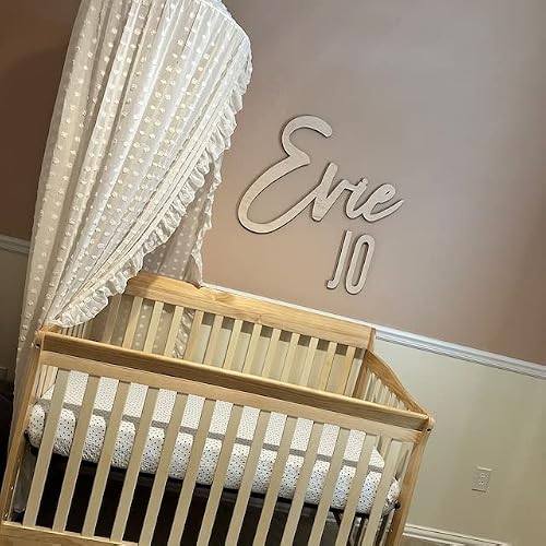 Custom Name Sign - Baby Nursery Signs - Personalized Name Decor, Wooden Wall Decorations - Thumbnail 3