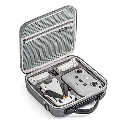 Accesorios Para Drones OBEST Mini 3 Pro Estuche de Transporte Sellado e Impermeable, Hecho de PU, Anticolisión, Antiarañazos Bolsa de Viaje...