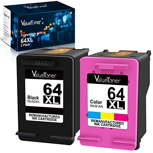 Valuetoner Remanufactured Ink Cartridge Replacement for HP 64 XL 64XL to Used in