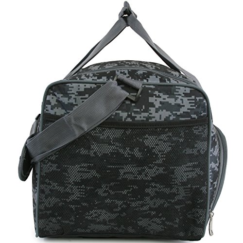 Fila Source Sm Travel Gym Sport Duffel Bag, Black Digi Camo, One Size