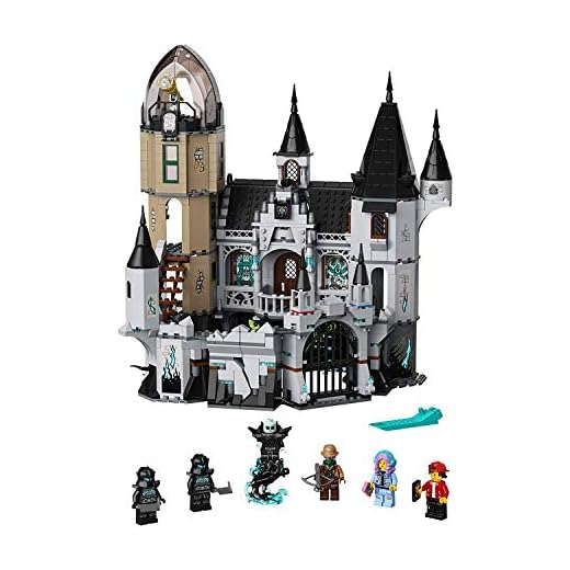 LEGO Hidden Side Mystery Castle 70437 AR Ghost Toy, Castle Model with App-Controlled Ghost Hunting Toy with Jack, Parker, Vaughn, Nehmaar Reem and 2 Shadow-Walker Minifigures, New 2020 (1,035 Pieces)