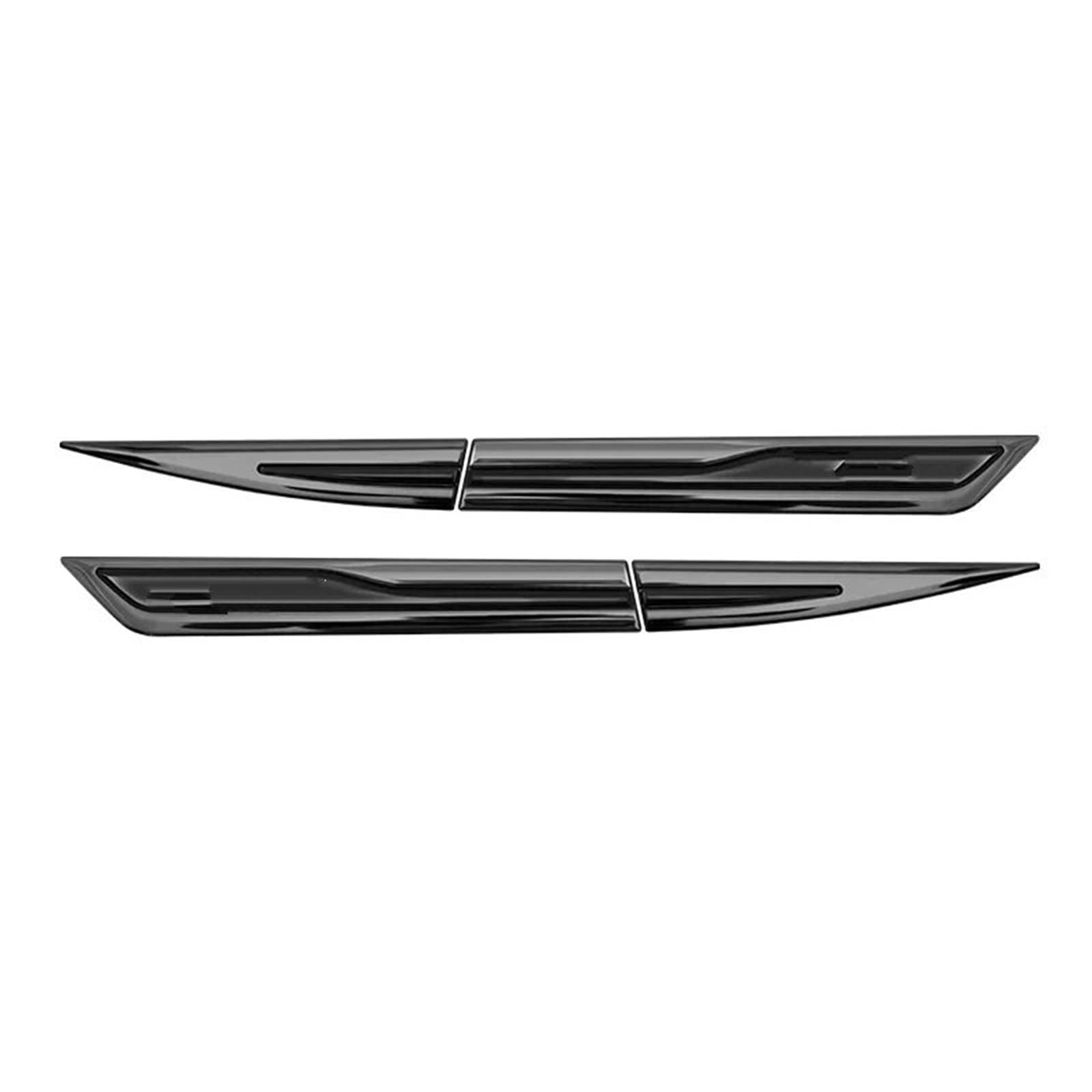Car Side Wing Trim Stickers Emblem Trim Styling Fit for Seat Leon Mk1 Mk2 Mk3 Mk4 Style Car Side Wing Fender Decals(Gun)