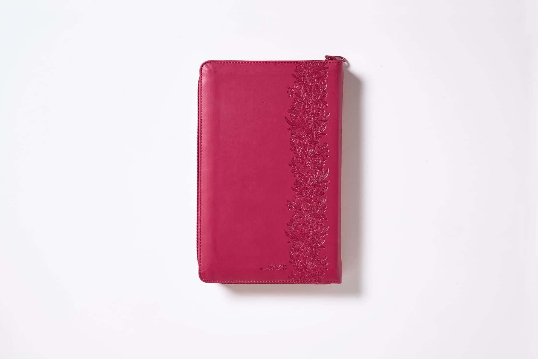 RVR60, Santa Biblia, Tierra Santa, Letra grande, Leathersoft, Fucsia, con Cierre, Palabras de Jesús en Rojo, Comfort Print (Spanish Edition)