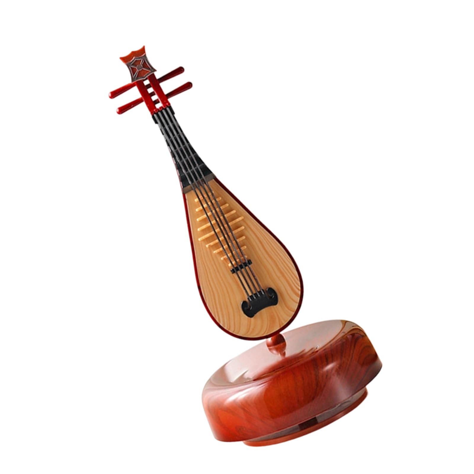 ZXFJYUIP Classical Trumpet Saxophone French Horn Musical Instrument Study Room Decoration Music Box(Pipa)
