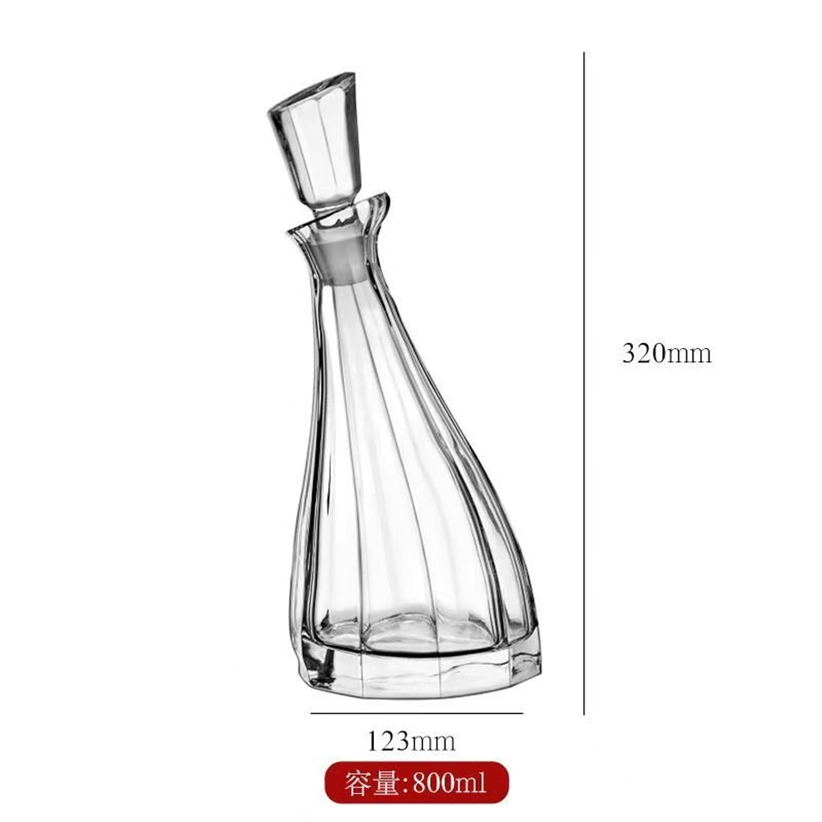 Karafka do whisky, butelka wina, statuetka artystyczna, bezołowiowe szklane karafki na wino, dekoracja domu, zestaw do whisky, europejski luksusowy kryształowy zestaw butelek do whisky z 6 szklankami