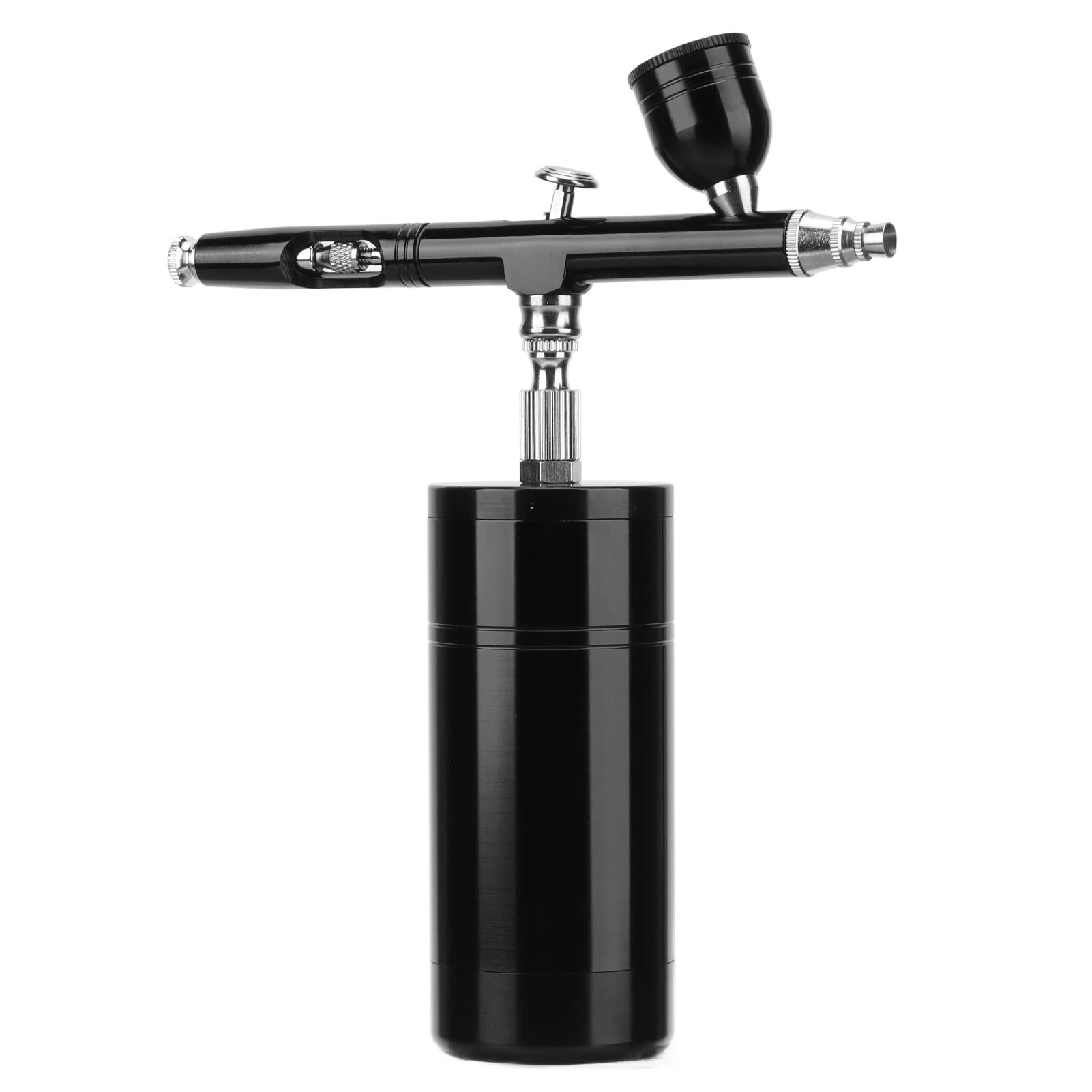 Aramox Kit Aerografo, Set Aerografo Ricaricabile Senza Fili in Lega di Alluminio 17,4 PSI con 3 Tazze e Batteria da 700 MAh per Manicure, Decorazione di Torte, Trucco, Principianti Fai da Te