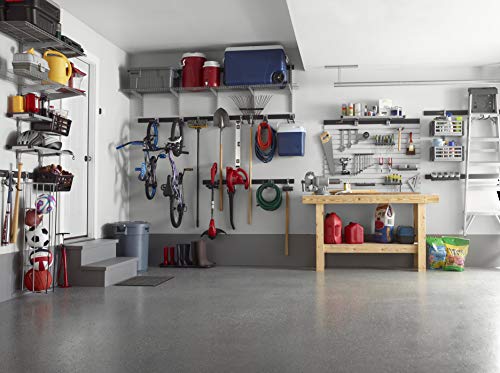 Rubbermaid Fasttrack Alloy Steel Garage Storage System Rail, 84", Extra Durable Garage Organization For Yard Tools, Sports Equipment, Ladders #TOP4