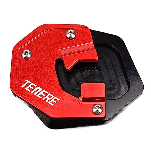 Extension béquille Ténéré 700 plaque d'appui antidérapante en aluminium CNC