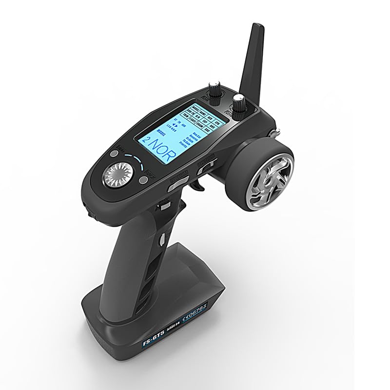 Flysky GT5 2.4G 6CH Transmisor BS6 Receptor Gyro FS-GT5 para coches RC modelo barco adulto Hobby