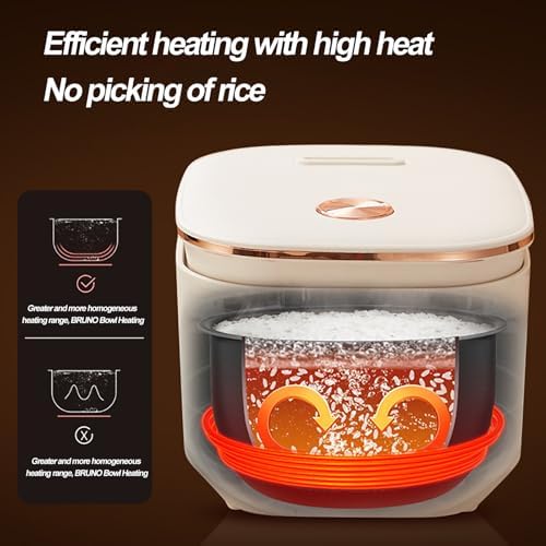 Grande Cuociriso 5l, Pentola Antiaderente Multifunzione Con Timer Intelligente 24h, Mantiene Il Caldo E Facile Da Pulire, Cuoce Riso Bianco, Porridge, Farina D'avena E Altro, Per Cucina Familiare
