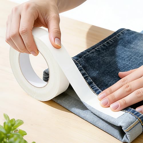 Image of Hemming Tape for Pants, 3 /4'' X 72FT, Double Sided Fabric Tape