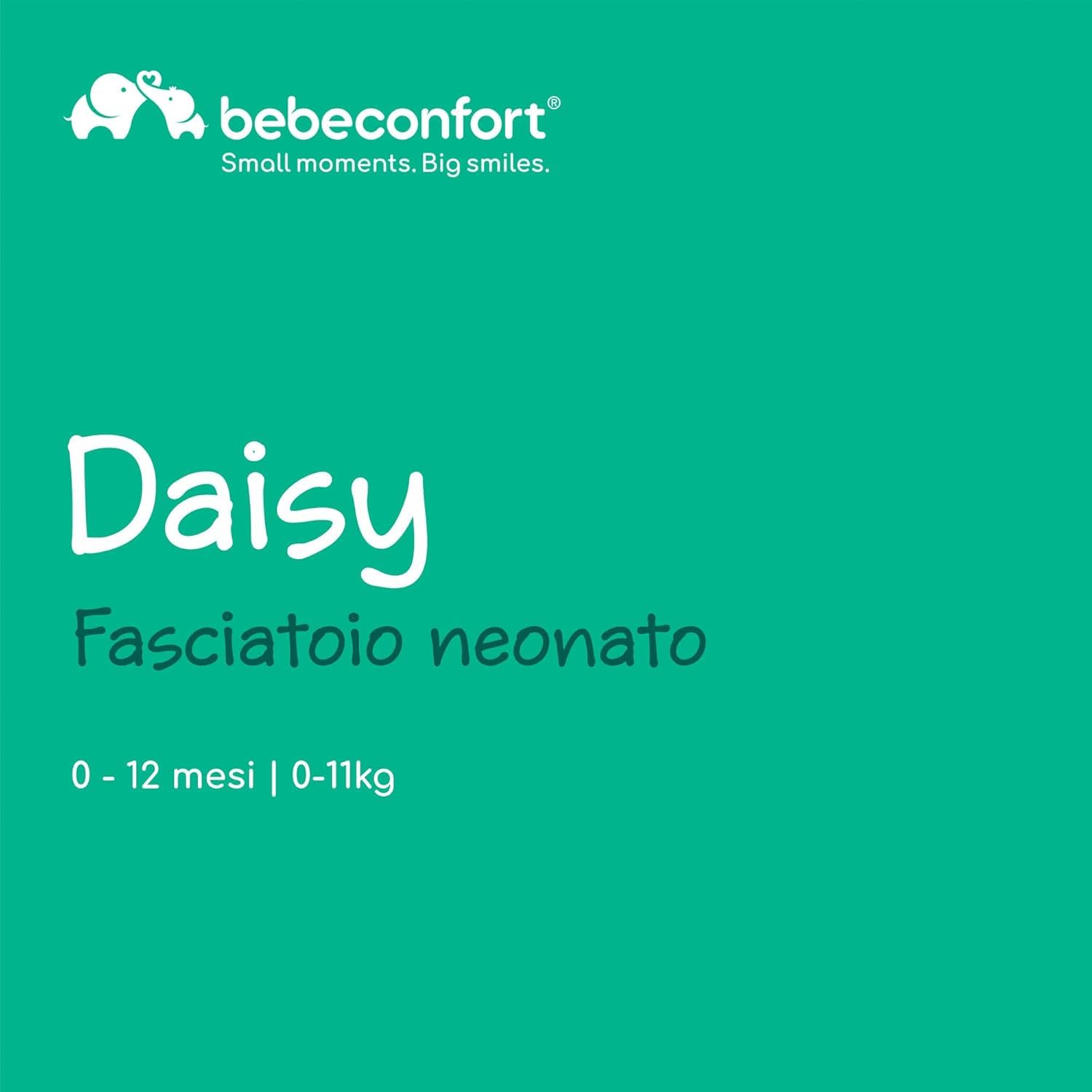 Bebeconfort Daisy, Fasciatoio Neonato, 0-12 mesi (11 kg), Materassino fasciatoio Impermeabile incluso, Facile da pulire, Sicuro, Ripiano Porta Oggetti, Facile da montare, Legno naturale