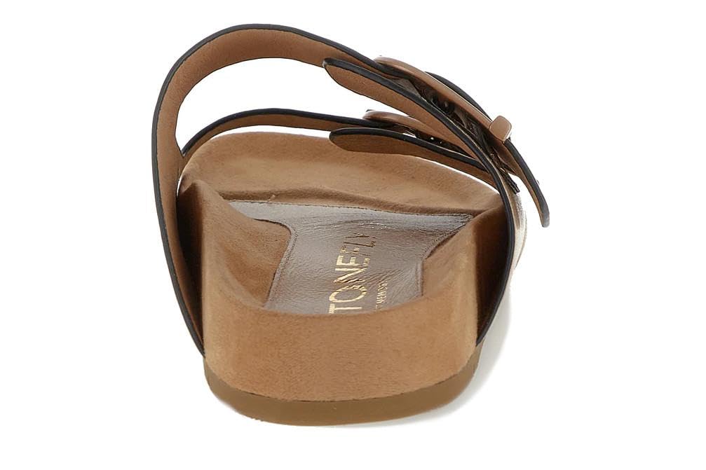 Stonefly Sibil W 4 222420 - Sandali piatti da donna in pelle laminata, colore: oro