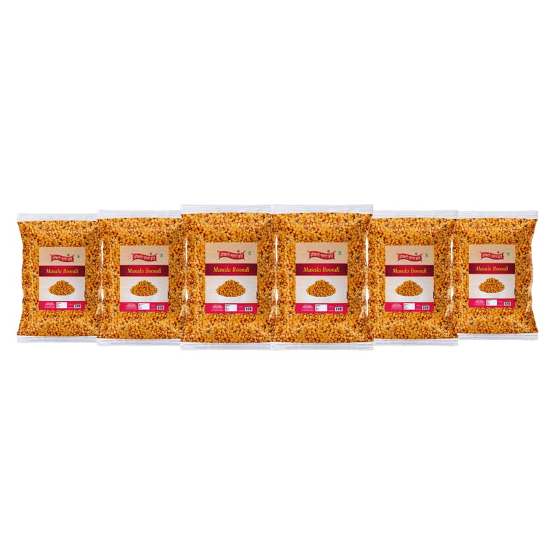 Image of OKHLI MUSAL BRAND Masala Bundi Chach Buttermilk Curd Dahi Raita Boondi Snacks| Nagpur Masala Boondi for Raita Boondi Masala Charkhi Boondi Masala Boondi Murmure| Healthy and Hygenic Bundi-900g*6Pack