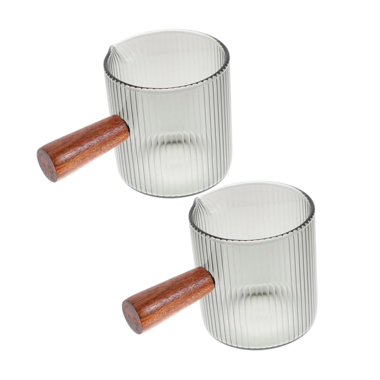 Ciieeo 4 Set Tazza Di Latte Tazza Scalda Burro Tazza Di Fusione Di Caramelle Server Per Sciroppo Caraffa Per Lattiera Brocca Per Latte Brocca Per Caffè Espresso Bicchiere 2 Pezzi * 4