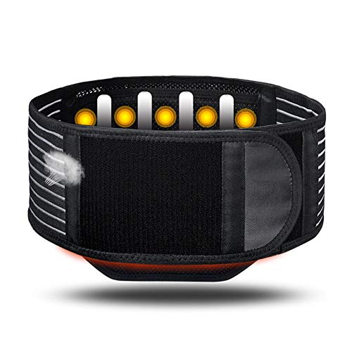 ZFF Soporte Lumbar Cinturón Auto-Calentamiento Inferior Atrás Apoyo Magnetoterapia para...