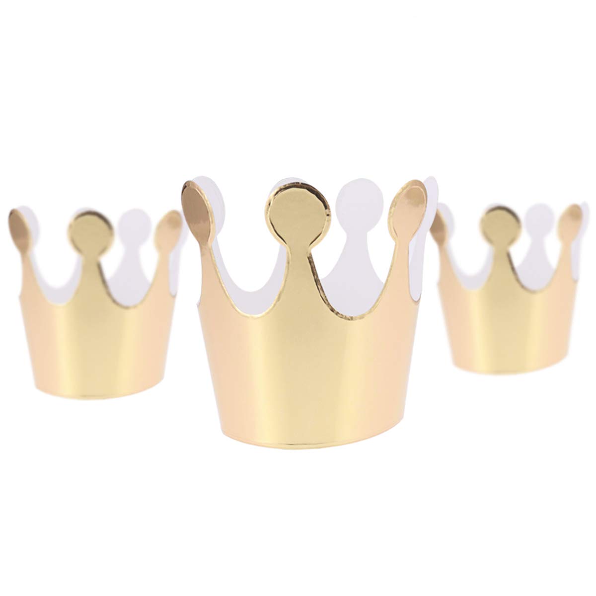 Topoox Gold Crown Hats 18 Pack Birthday 