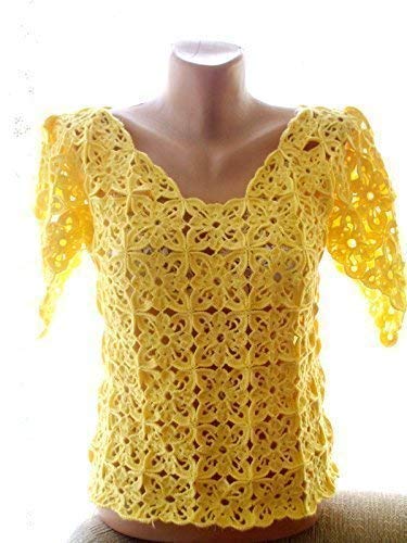 yellow summer blouse