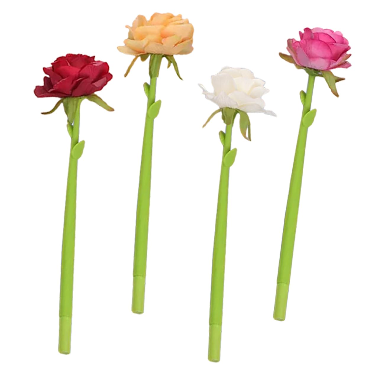 Operitacx 20pièces Stylos à Rose Stylos Décoratifs Forme De Fleurs Pour Écoles Et Bureaux Pour Et Décoration De Bureau