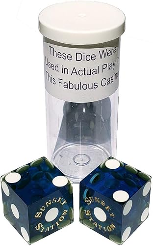 Miniatura 71 de Amplia selección de dados de 0.748 in - Auténtico casino de Las Vegas jugado a la mesa (Caesar's Palace (rojo pulido)) Palacio del César - Rojo