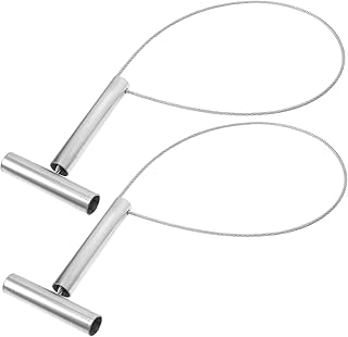 豚の拘束具 スチールワイヤースタビライザー 多機能金属製ピッグロープ 農場用豚捕獲ツール 耐久性のあるデザイン 家畜用アクセサリー 2個セット