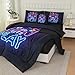 NINENINE Gaming Bedding Set 6PCS Twin Comforter Sets Gaming Bedding Sets for Boys,Bed in A Bag(1Comforter,1Flat Sheet,1Fitted Sheet,1Cushion Cover,2Pillowcases)