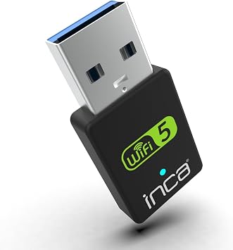 Inca IUWA-650X 650Mbps Bluetooth 4.2 Dual-Band Wireless-Ac Nano Usb Adapter Dual Band Frequency 11N 2.4GHz 200Mbps - AC 5.8GHz 433Mbps 20 dBmMAXEIRP