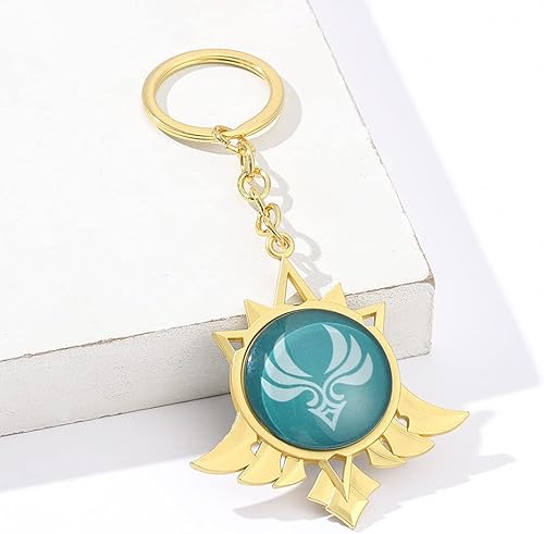 Miniatura 3 de Genshin Impact Vision Luminous Series Pyro, Electro, Anemo, Geo, Dendro, Hydro y Cryo Llavero