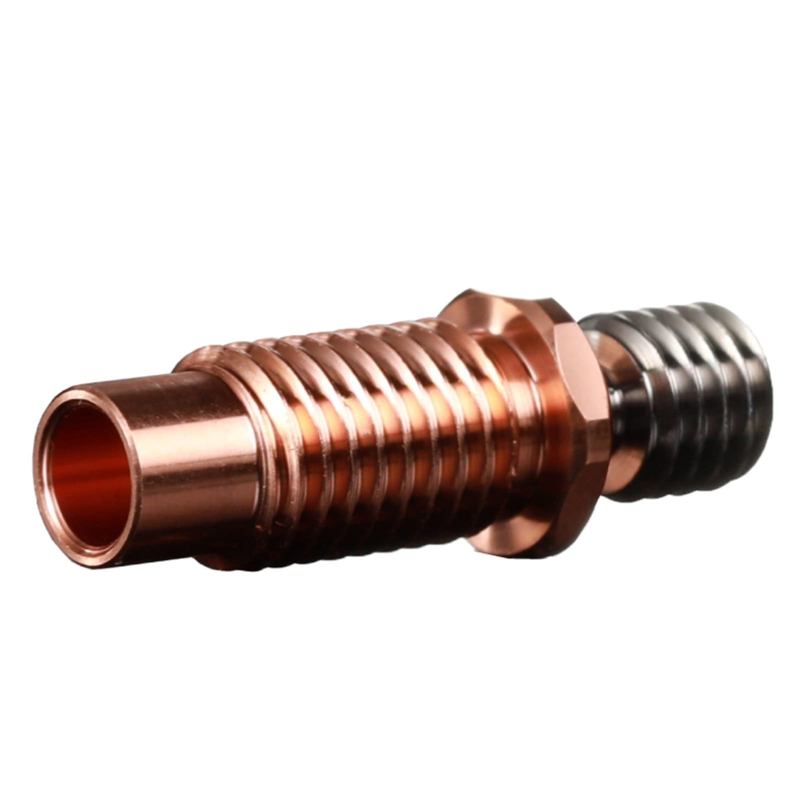 Druckerteile 2021 Mellow All-Metal NF V6-TCrazy Heat Break Titan & Kupfer 3D-Drucker Düsenhals für 1,75 mm E3D V6 HOTEND Heizblock-Reparaturteile (Größe : 3 Stück) (Size : 5Pcs)