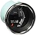 Sierra International 67023P Sterling Trim Gauge for Mariner/Mercury & Yamaha 2001, 2", Black