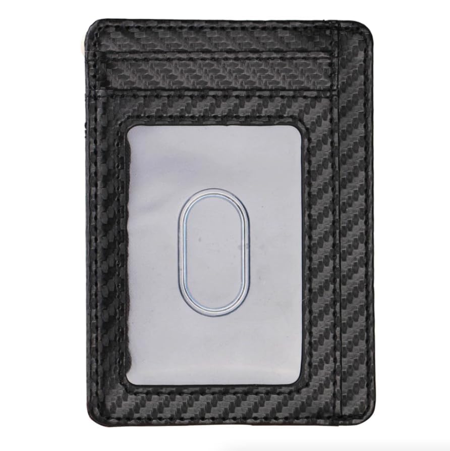 Perfect Part Wallet For Men - Minimalist Genuine Leather Wallets For Men With Credit Card ID Holder Slots & RFID Blocking, Stylish Front Pocket Wallets For Women, Men's Slim Cash Wallet (Cross Black)4