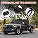 Cab Cover for Jeep Gladiator JT 2019-2026 - All Weather Waterproof Gladiator Half Car Cover, Outdoor Jeep Cab Cover Rain Covers with Door Zipper Windproof Straps for Sun Snow UV Protection