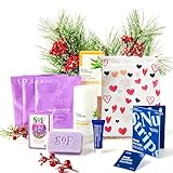 Sweet Dreams Bag - Dreambox Night Time Beauty Set Collection Kit with Night Cream, Tea and Lavander Soap - Skin Care Collection for Vegan Lovers - Great Valentine's Day Gift for Her, Women