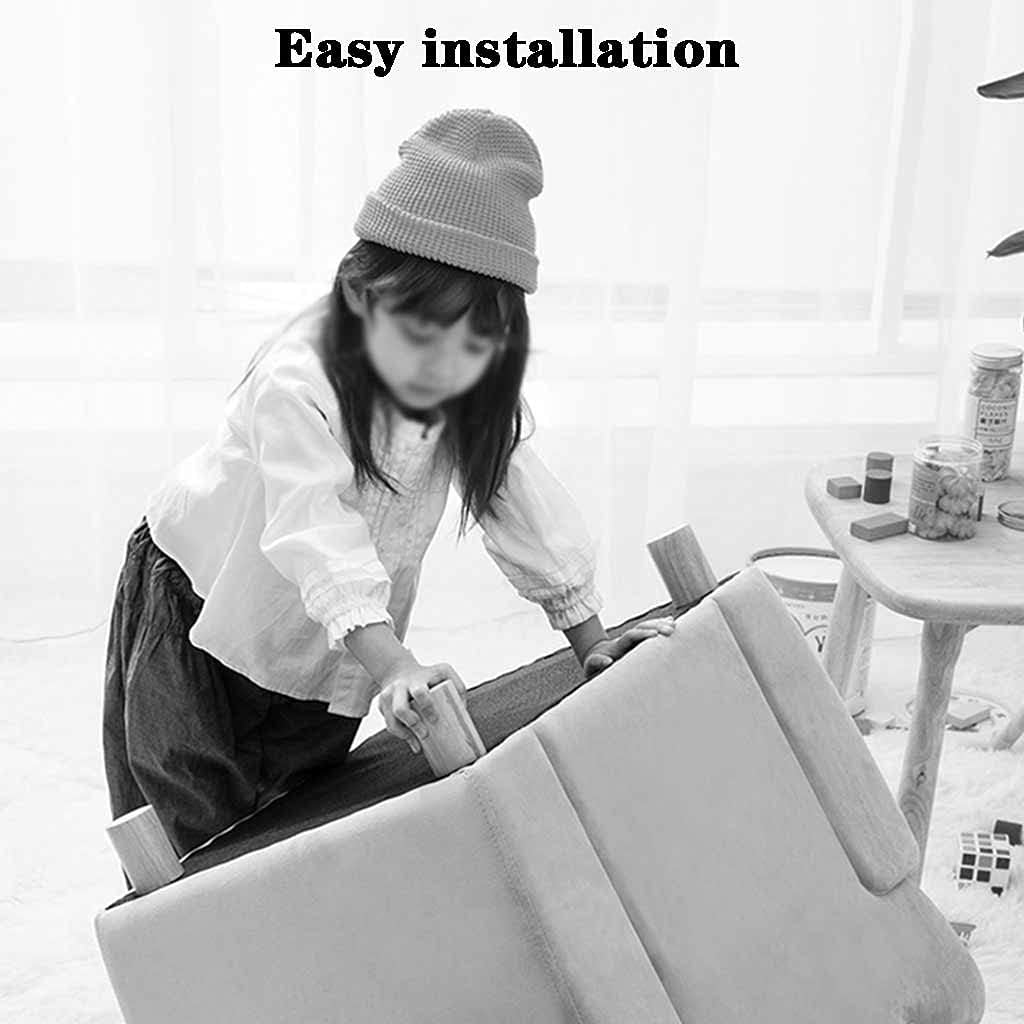 Couch Creative Crown-Shaped Princess Sofa Chair for Boys and Girls Comfortable Ice Velvet Resting Armchair Beside The Bed in The Bedroom Load-Bearing 60kg (Color : Blue Size: 675062cm) (Gris 67*50*