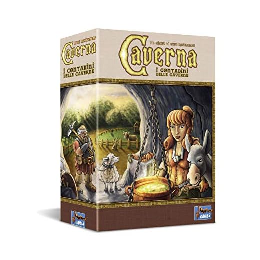 Asmodee Caverna, Gioco da Tavolo di Strategia, 1-7 Giocatori, 12+ Anni, Edizione in Italiano