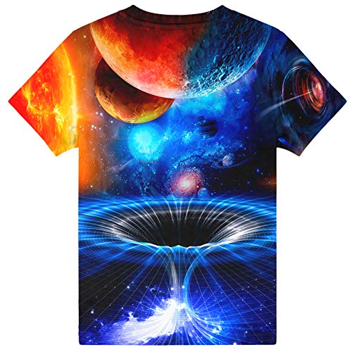 Image of Hgvoetty Boys Girls Graphic T-Shirts Kid 3D Casual Tops Tees for 6-16 Years