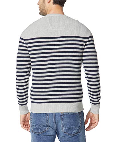 Nautica Men's Stripe Knit Crewneck Sweater3