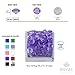 Acrylic Diamonds Gems Crystal Rocks for Vase Fillers, Party Table Scatter, Wedding, Photography, Party Decoration, Crafts by Royal Imports (1 LB Bag, Purple)