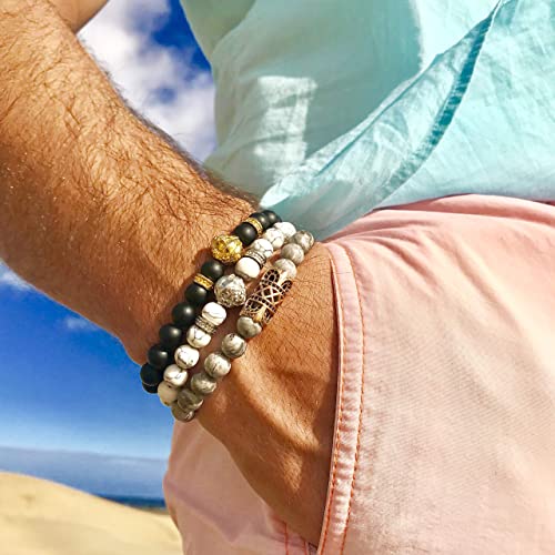 Lions Aura - Bracciale con perle naturali pregiate...