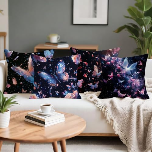 Fundas de cojín 60x60 de lino con diseño animal pack de 4 de alta calidad 3