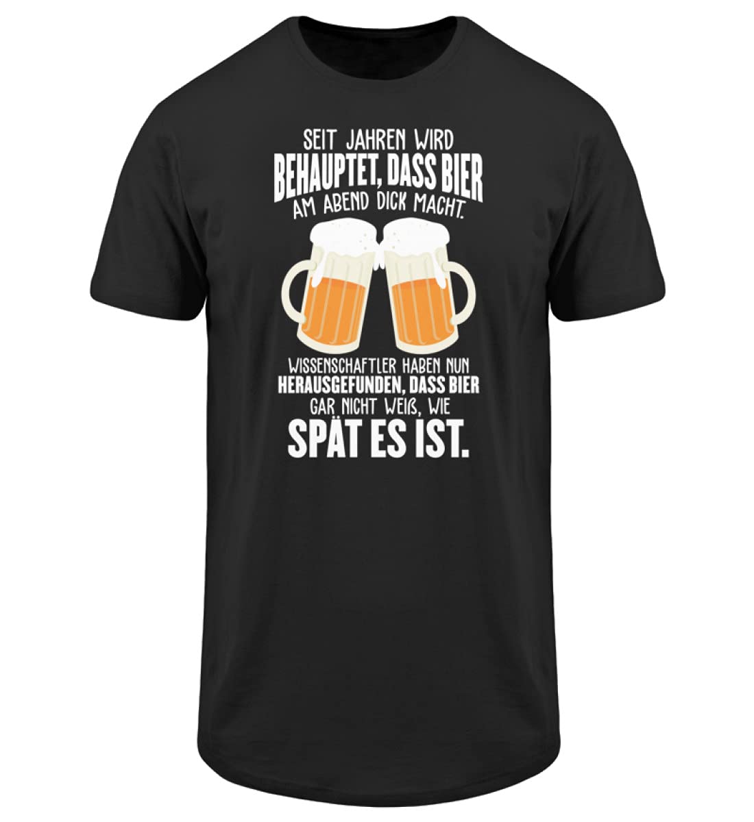 Bierbinker Oktoberfest t-shirt homme grande taille noir coupe confortable 2XL