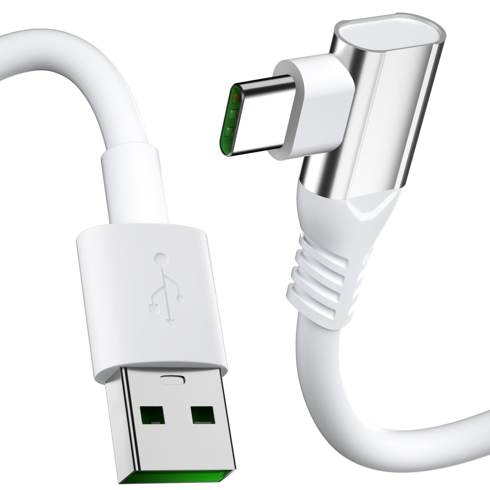 ACAGET Cavo USB-C 1,8m 65W 6A: Ricarica SuperVOOC Per OnePlus, OPPO E Realme, Resistente E Veloce - 2