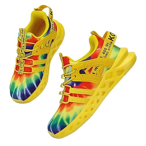 Image of koppu Boys Girls Shoes Non-Slip Tennis Shoes Fashion Lightweight Breathable Kids Sneakers for Little Kids /Big Kids