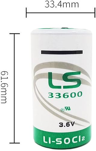 Miniatura 2 de STEPMAX Paquete de 2 baterías de cloruro de tionilo de litio LS33600 D de 3,6 V, 17000 mAh para concentradores, municiones inteligentes, sensores