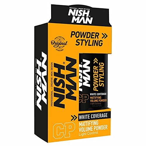 Nishman Hair Styling Series (White Coverage Powder Hair Styling Wax CP1, 20gr)