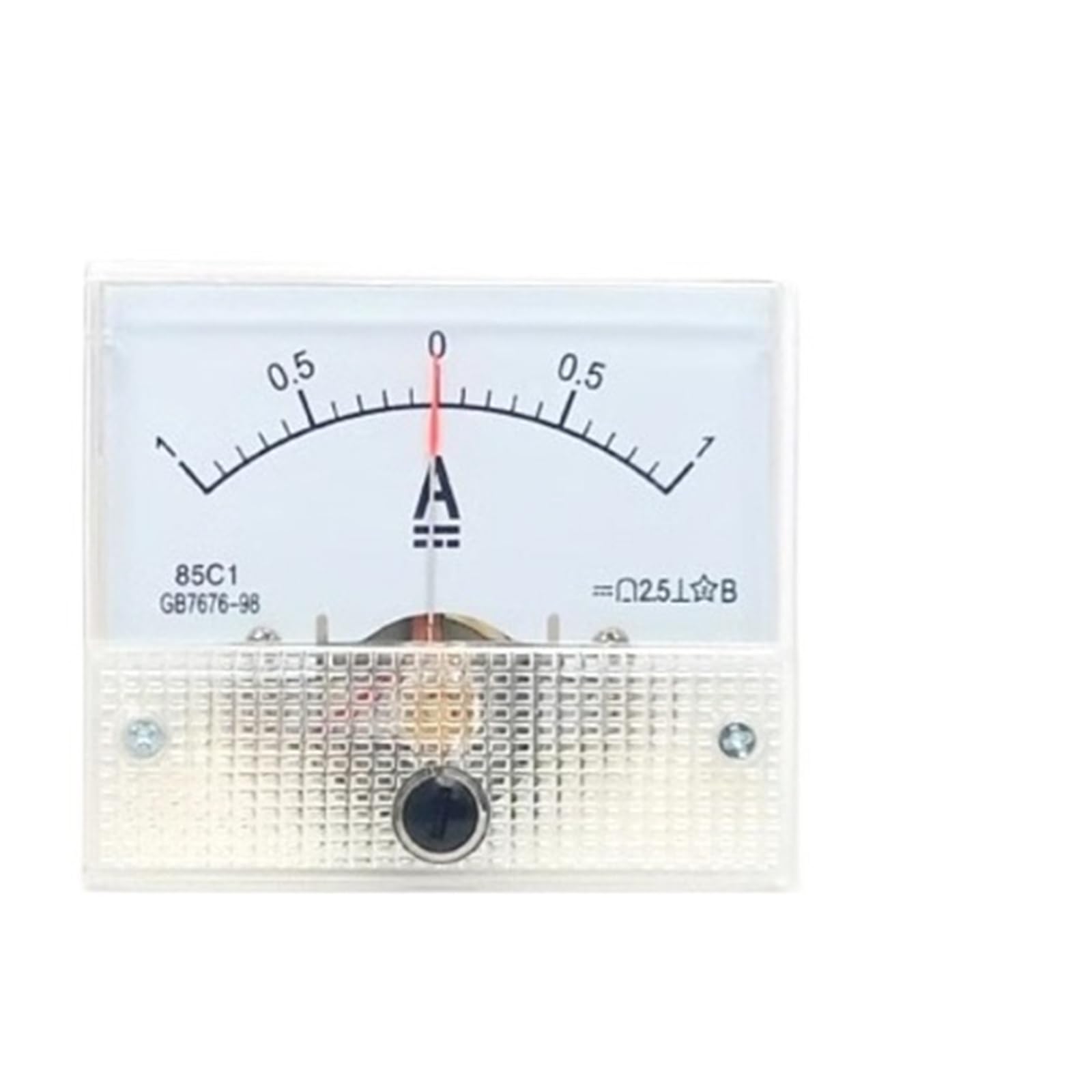 Ampèremètre CC ±5A 85C1 galvanomètre à aiguille centrale de 64 mm