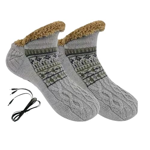 Calcetines calefactados para mujer, ropa de invierno de Navidad, calcetines cálidos de invierno, para mañanas frías, relajación, oficina, apartamento, dormitorio, sala de estar, estudio, sótano
